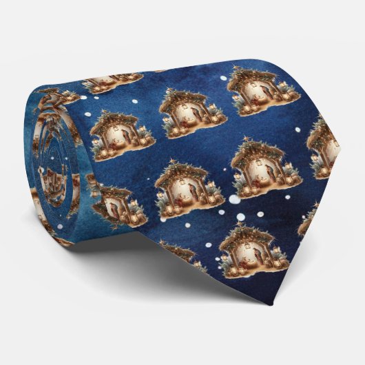 Nativity Neck Tie Krawatte (Gerollt)