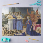 NATIVITY OF JESUS, ANGELS by PIERO DELLA FRANCESCA Seidenpapier (Basteln)