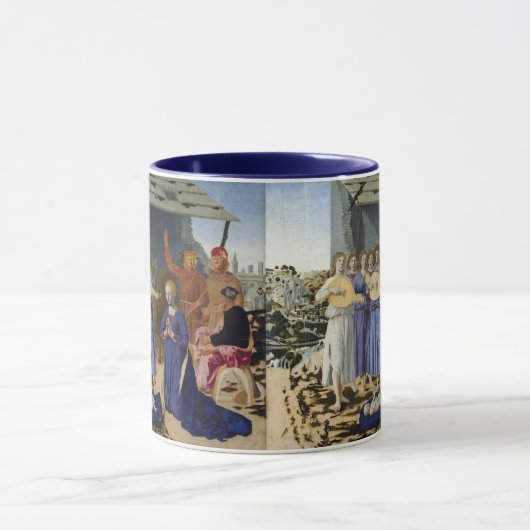 NATIVITY OF JESUS, ANGELS by PIERO DELLA FRANCESCA Tasse (Zentrum)