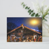Nativity of Jesus Christ Dankeskarte (Stehend Vorderseite)