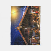 Nativity of Jesus Christ Fleecedecke (Vorderseite)