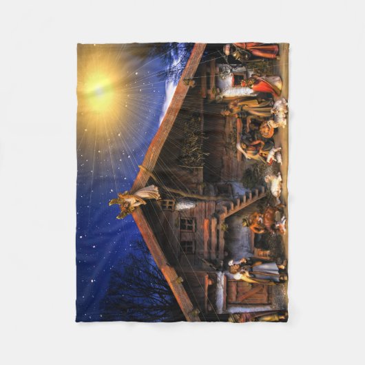 Nativity of Jesus Christ Fleecedecke (Vorderseite)