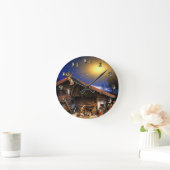 Nativity of Jesus Christ Runde Wanduhr (Zuhause)