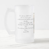 Nativity Ornament Bible Verse Mattierte Tasse aus  (Links)