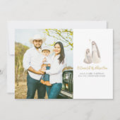 Nativity Photo Christmas Card Feiertagskarte (Vorderseite)