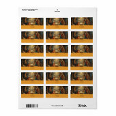 Nativity Scene address Adressaufkleber (Vorne)