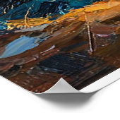 Nativity Scene, beautiful illustration, Poster (Ecke)