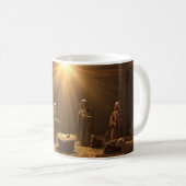 “Nativity Scene” Christian Christmas Mug Kaffeetasse (VorderseiteRechts)