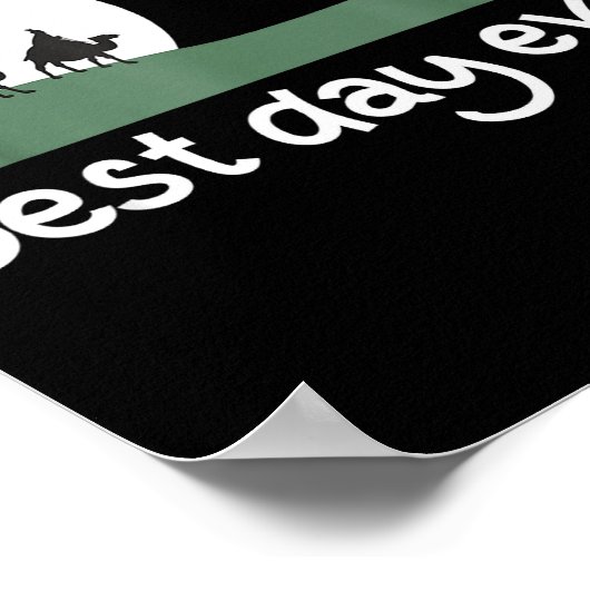 Nativity Scene _ Christmas Day Ever Poster (Ecke)