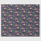 Nativity Scene Hand drawn Christmas Geschenkpapier (Flach)