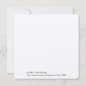 NATIVITY SCENE HIGH-DEF-Flachkarte (Rückseite)