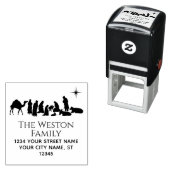 Nativity Scene Manager Baby Jesus Name Adresse Permastempel (Beispiel)