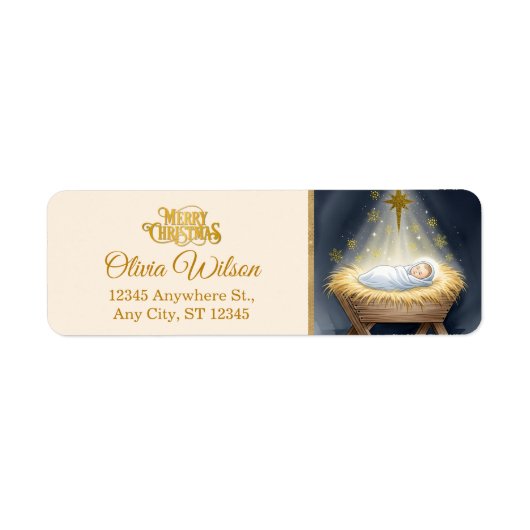 Nativity Scene "Merry Christmas" (Vorne)