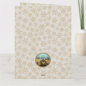 Nativity Scene "Merry Christmas & Happy New Year" Karte (Rückseite)