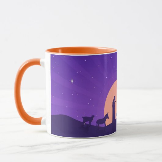 Nativity Scene Mug Tasse (Links)
