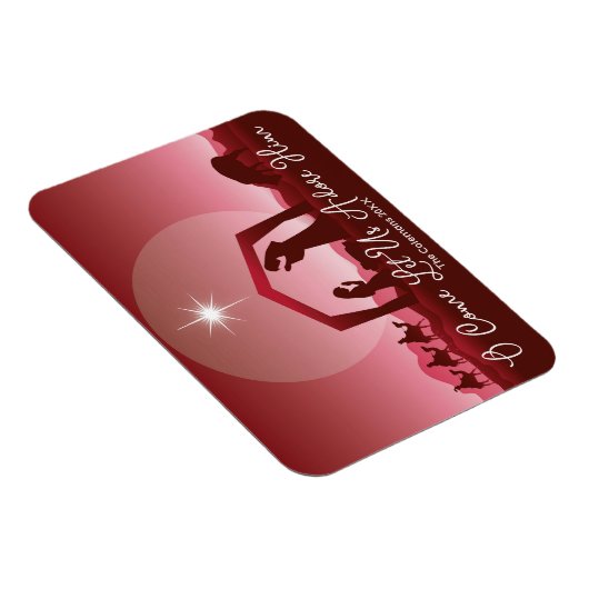 Nativity Scene O Come Let Us Adore Him Christmas Magnet (Rechte Seite)