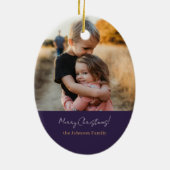 Nativity Scene Religious Family Photo Christmas Keramik Ornament (Hinten)