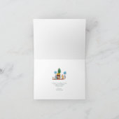 Nativity Scenen 2 Photos Christmas Greeting Card Einladung (Innenseite)