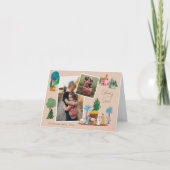 Nativity Scenen 2 Photos Christmas Greeting Card Einladung (Vorderseite)