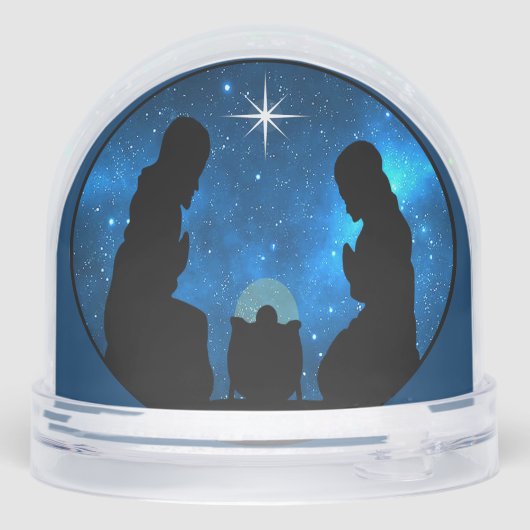 Nativity Schneekugeln (Rückseite)