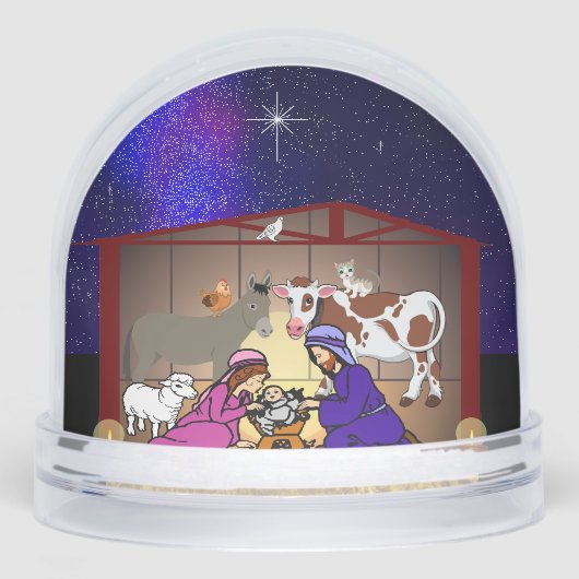 Nativity Schneekugeln (Vorderseite)
