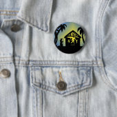 Nativity-Silhouette-Freude zur Welt Button (Beispiel)