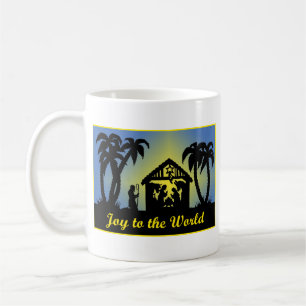 Nativity-Silhouette-Freude zur Welt Kaffeetasse