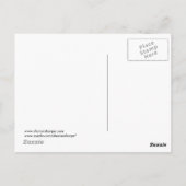 NATIVITY SILHOUETTE & STAR by SHARON SHARPE Postkarte (Rückseite)