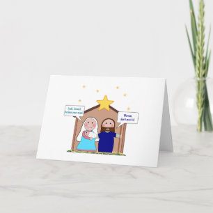 Nativity Sin Feiertagskarte