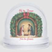 Nativity Snow Globe Schneekugeln (Vorderseite)