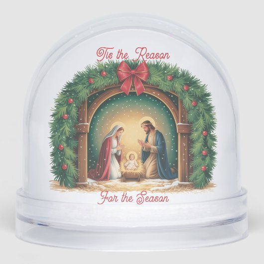 Nativity Snow Globe Schneekugeln (Vorderseite)