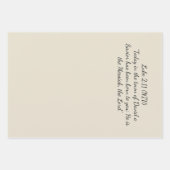 Nativity Stained Glass Mosaic | Holy Family Geschenkpapier Set (Vorderseite 2)