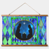 Nativity wandteppich mit holzrahmen (Vorderseite 2)