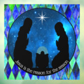 Nativity Window Cling Fensteraufkleber (Blatt 3)