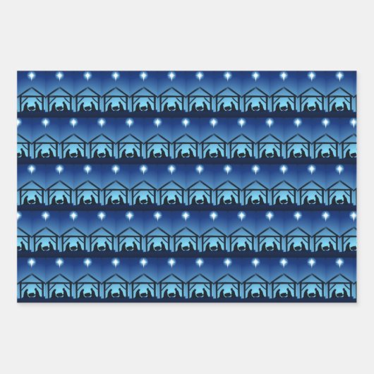 Nativwrapping Paper Flat Sheet Set 3 Geschenkpapier Set (Vorderseite 2)