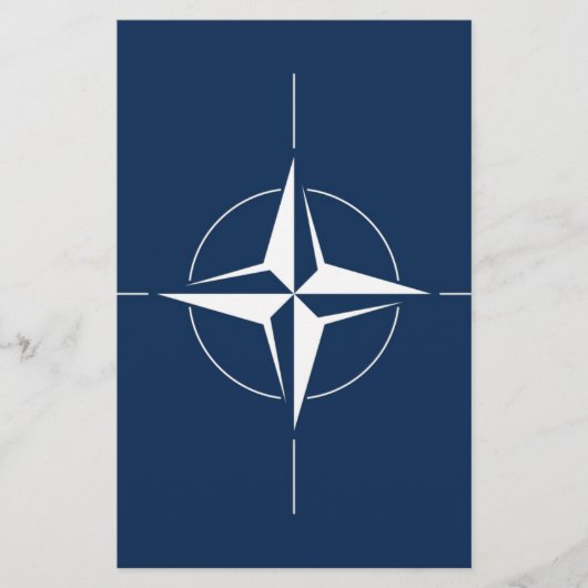 NATO Flag Briefpapier (Vorderseite)