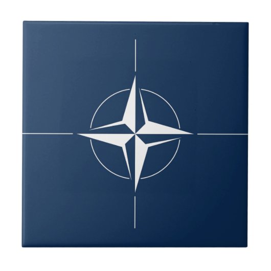 NATO Flag Fliese (Vorderseite)