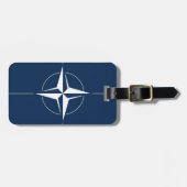 NATO Flag Gepäckanhänger (Vorderseite horizontal)
