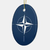 NATO Flag Keramik Ornament (Links)