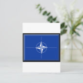 NATO Flag Postkarte (Stehend Vorderseite)