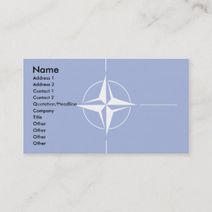 Nato-Flag Visitenkarte