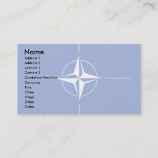 Nato-Flag Visitenkarte