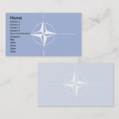 Nato-Flag Visitenkarte (Vorne/Hinten)