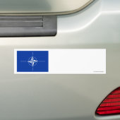 NATO-Flagge Autoaufkleber (Auf Auto)