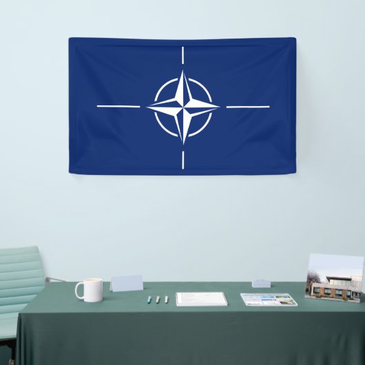 NATO-Flagge Banner (Messeveranstaltung)