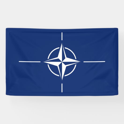 NATO-Flagge Banner (Horizontal)