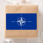 NATO-Flagge Nordatlantikvertragsorganisation Allia (Insitu)
