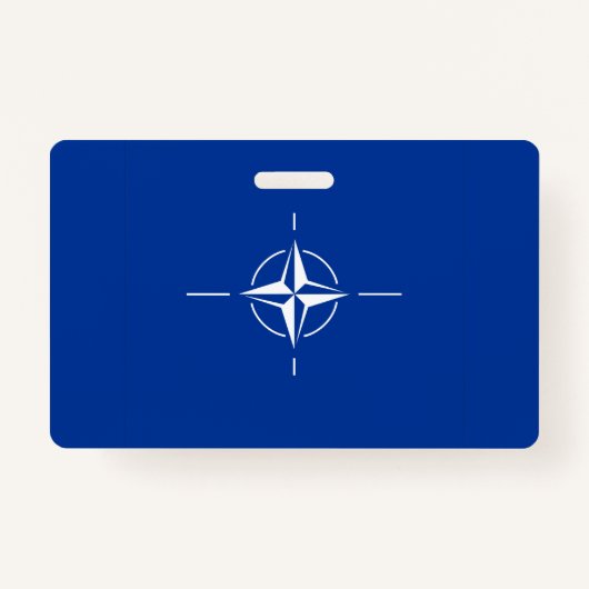 NATO-Flagge Nordatlantikvertragsorganisation Allia Ausweis (Vorderseite)