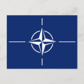 NATO-Flagge Postkarte (Vorderseite)