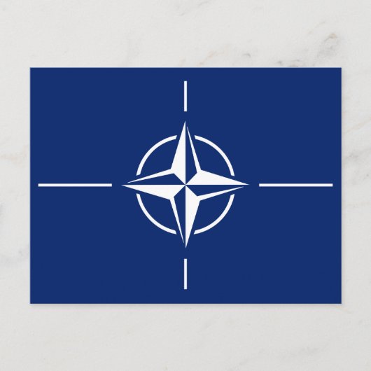 NATO-Flagge Postkarte (Vorderseite)